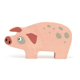 ThreadBear Design - Tender Leaf Toys Wooden Farmyard Pig - Kids Toy