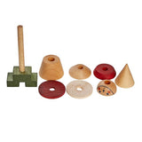 Wooden Story - Stacking Toy Stick Fig. No.04