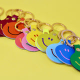 Ark Colour Design - Feeling Lush Smilie Face Key Fob: Green