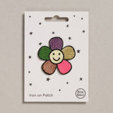 Petra Boase Ltd - Iron on Patch - Happy Flower