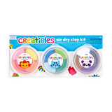 Ooly - Creatibles DIY Air Dry Clay Kit - 15 PC Set