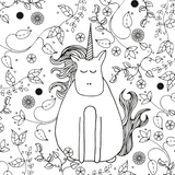 Neon Magpie - Unicorn Colouring In Postcard Set