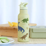 A Little Lovely Company - XL stainless steel drink/water bottle: Dinosaurs