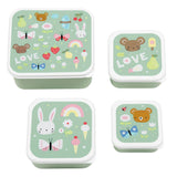 A Little Lovely Company - Lunch & snack box set: Joy