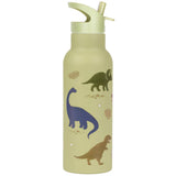 A Little Lovely Company - XL stainless steel drink/water bottle: Dinosaurs