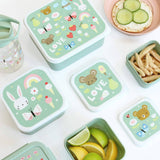 A Little Lovely Company - Lunch & snack box set: Joy