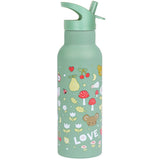 A Little Lovely Company - XL stainless steel drink/water bottle: Joy