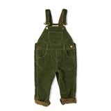 Dotty Dungarees - Khaki Chunky Cord Dungarees