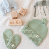 TBCO - MERINO WOOL BABY BEANIE - Pistachio