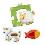 Djeco - Tactile Puzzle - Farm