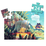 Djeco - Silhouette Puzzle - Teo The Dino