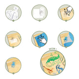 Djeco - Artistic Patch Metal - Dinosaurs