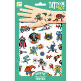 Djeco - Tattoos - Heroes vs. Villains