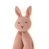 The Little Bumble Co - Knitted Bunny Comforter - Pink