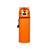 Legami - Kawaii 2 in 1 Soft Silicone Pencil Case - Tiger