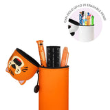 Legami - Kawaii 2 in 1 Soft Silicone Pencil Case - Tiger