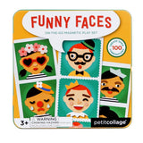 Petit Collage - Funny Faces On-the-Go Magnetic Play Set