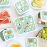 A Little Lovely Company - Lunch & snack box set: Joy