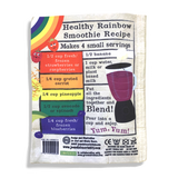 Jo & Nic's Crinkly Cloth Books - Nursery Times Crinkly Newspaper - Rainbow Smoothie