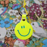 Ark Colour Design - Feeling Lush Smilie Face Key Fob: Green