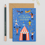 Mifkins - Circus Tricks Birthday Card | Kids Card | Childrens Card