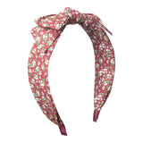 Mimi & Lula - FLORAL EDIE BOW ALICE - BURGUNDY