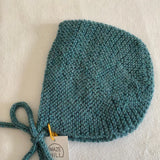 Maze Hill Studio - Knitted Baby Bonnet - Sea Green